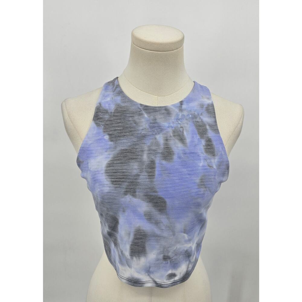 Athleta Conscious Crop Tank – Blue Digi‎ Tie-Dye